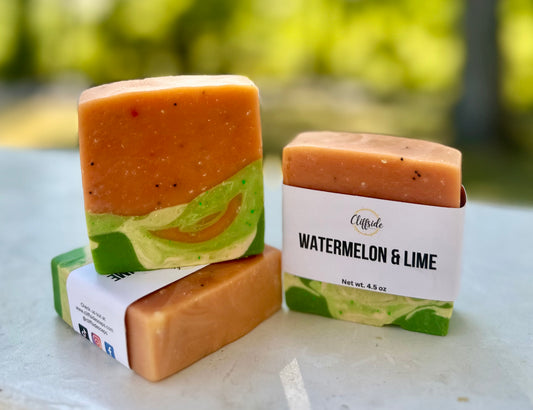 Watermelon & Lime Artisan  Bar Soap