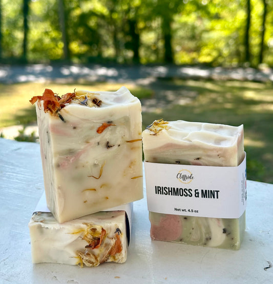 Irishmoss & Mint Artisan Bar Soap