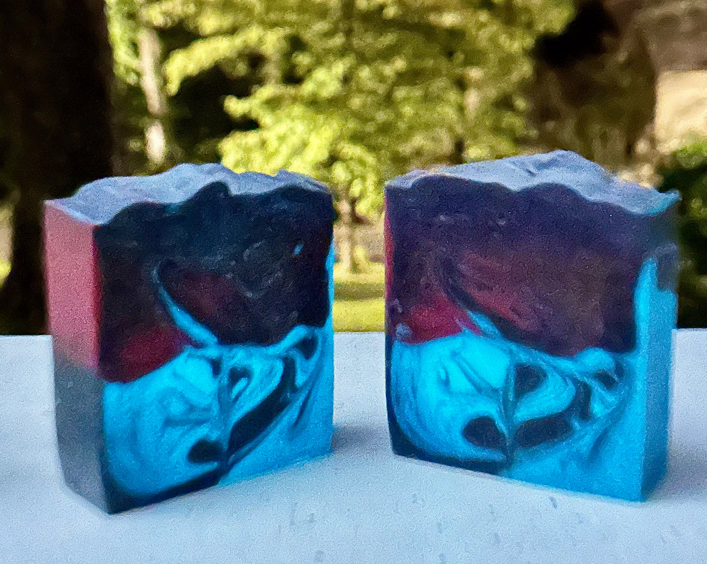 The Upside Down glow in the dark Halloween Artisan  Bar Soap