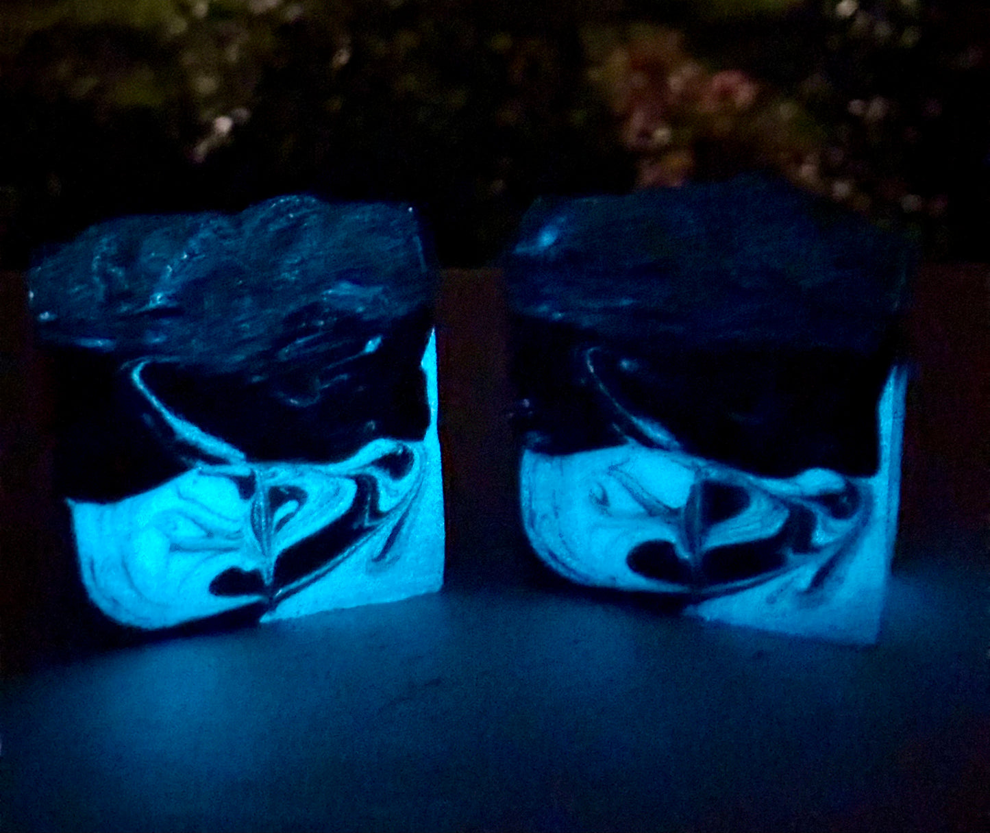 The Upside Down glow in the dark Halloween Artisan  Bar Soap