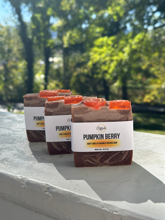 PumpkinBerry  Goat's Milk Artisan  Bar Soap