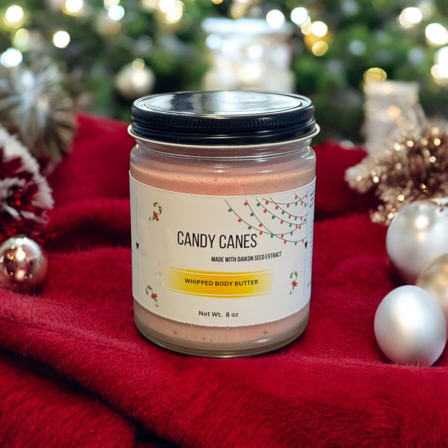 Candy Canes Body Butter Daikon Seed Extract, Argan, Jojoba Luxuriously Rich